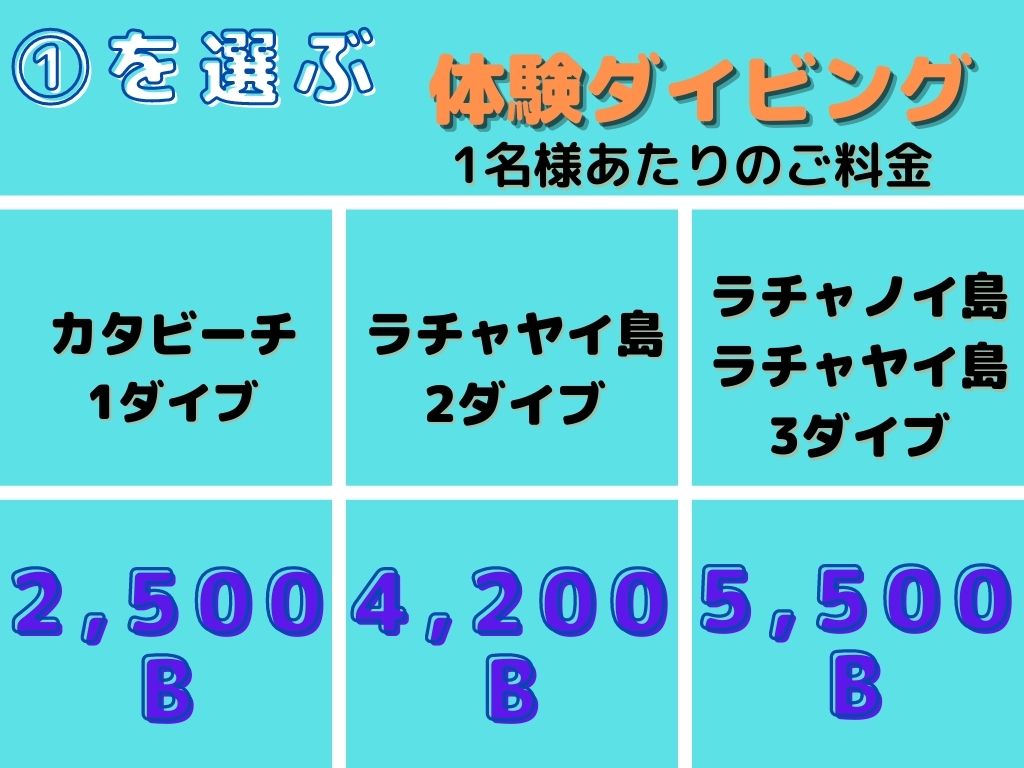 体験ダイビング