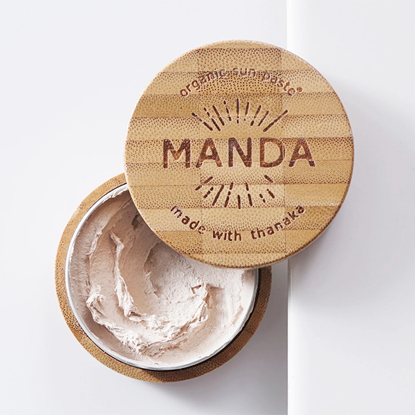 サンゴに優しい日焼け止め、MANDA Organic Sun Paste