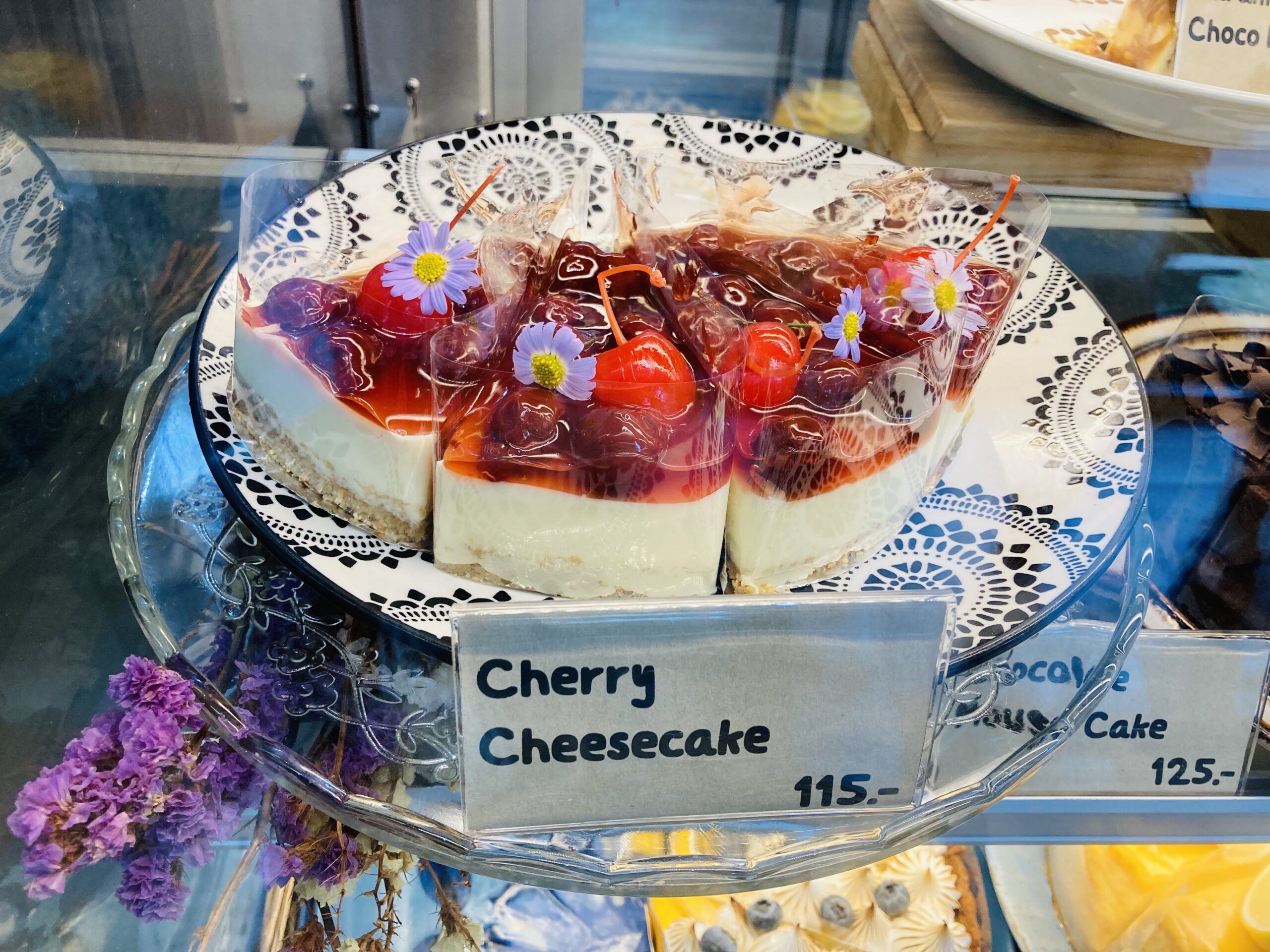 チェリーチーズケーキ