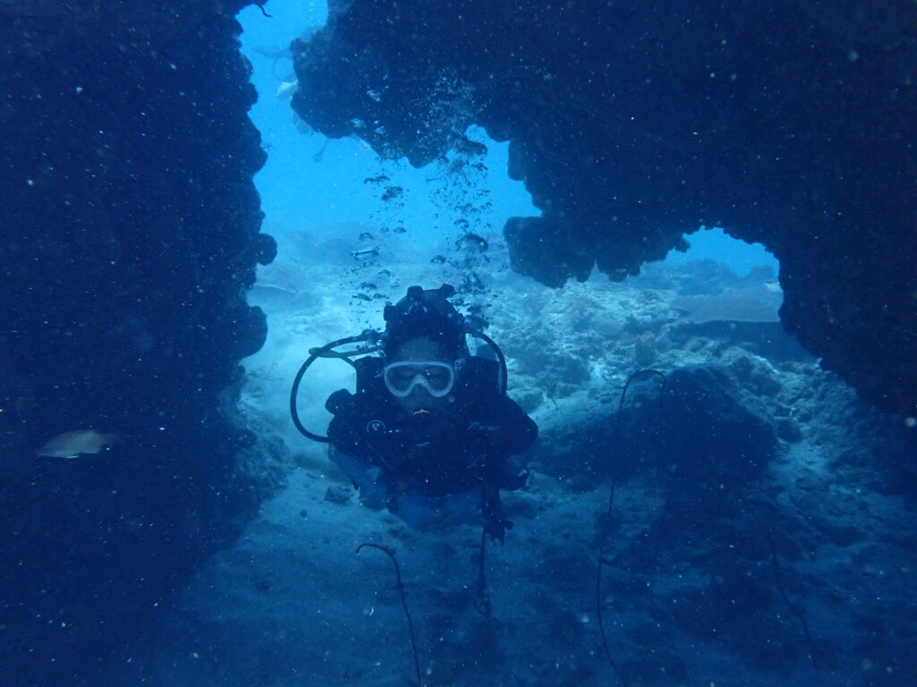 ピピレー島でスイムスルー