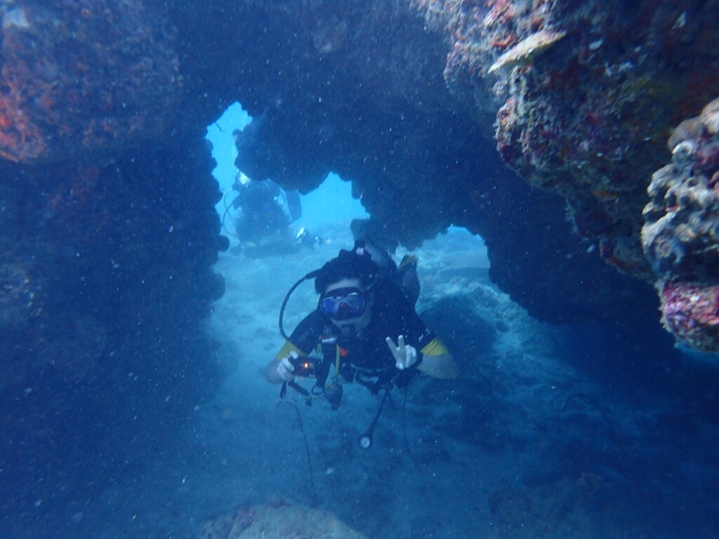 ピピレー島でスイムスルー