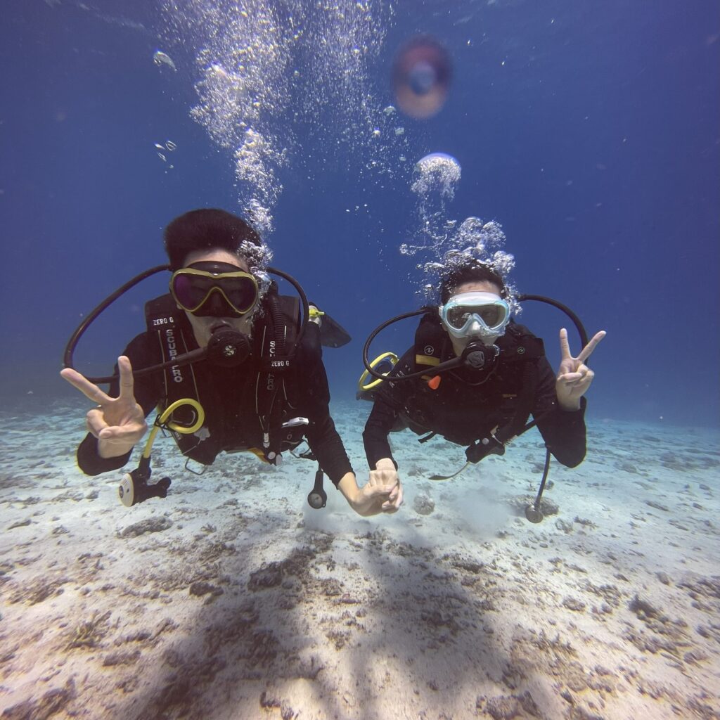 プライベートだから上達が早いダイビングツアーはナイスダイブプーケット