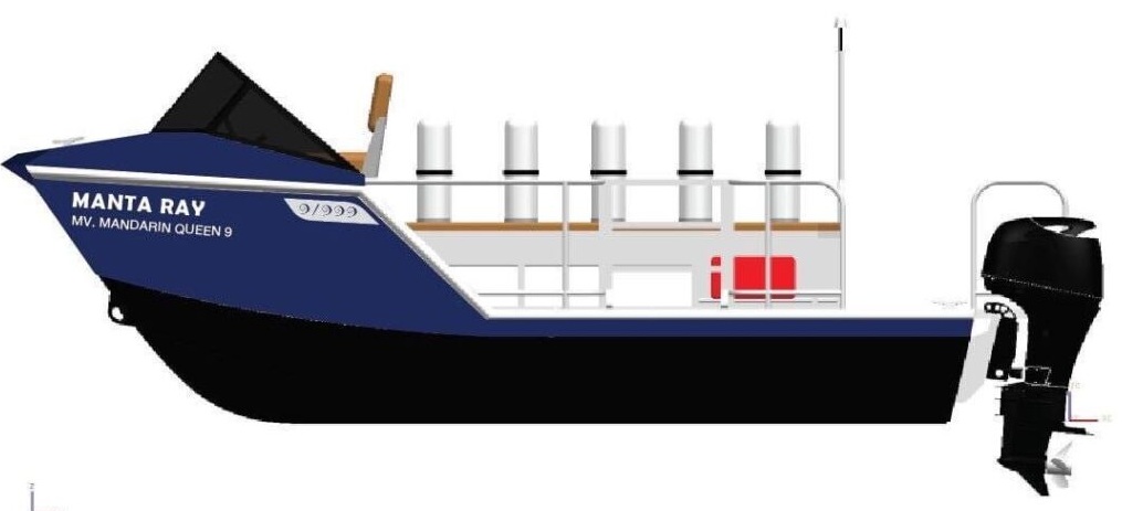 マンダリンクイーン号小型ボート