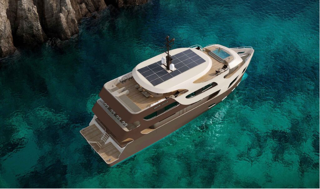 MV ダイブレース上空写真